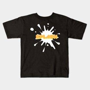 Orange Splash Kids T-Shirt